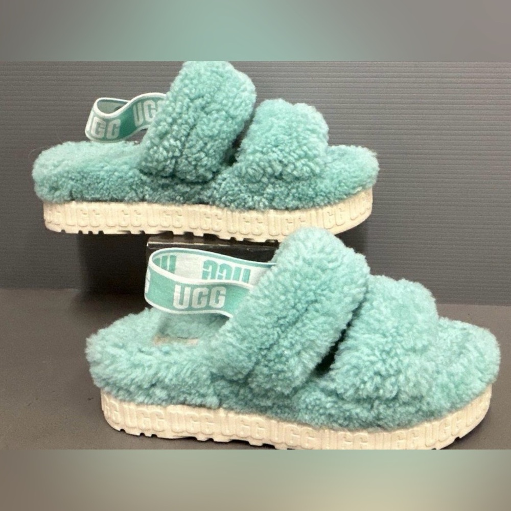 UGG Aqua Fluffy Sandals - Picture 3 of 6